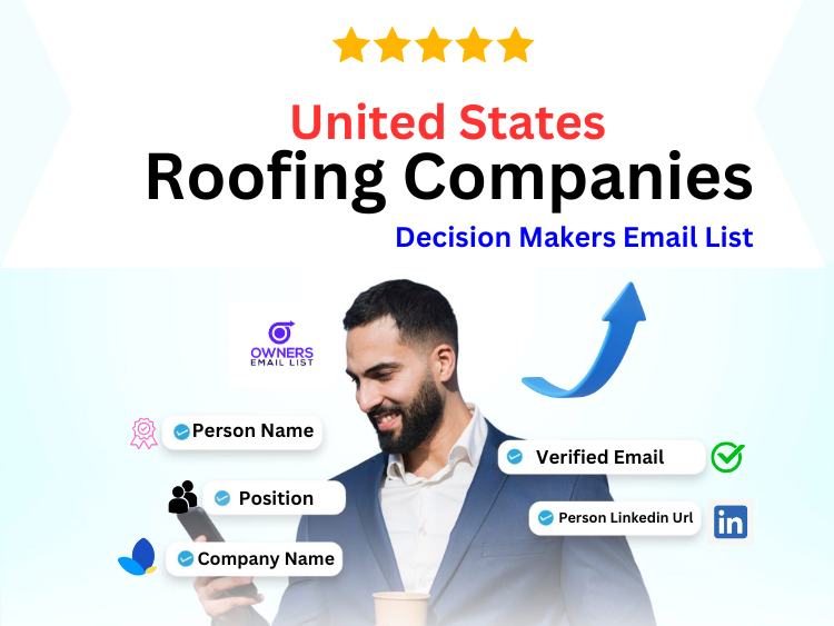 List Of USA Roofing Companies Owners Email List